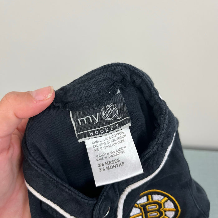 My NHL Hockey Boston Bruins Footie Coverall 3-6 Months
