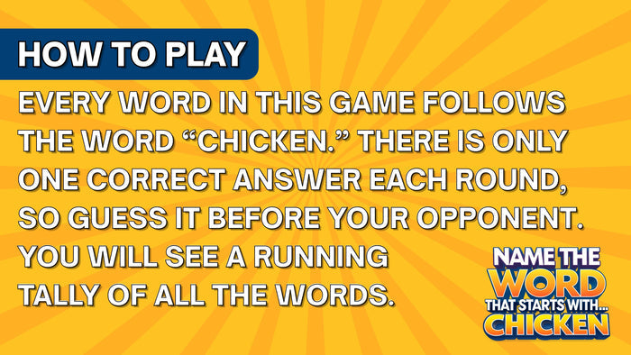 Name The Word That Starts With