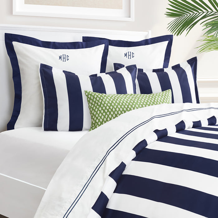 Navy Blue Harbor Duvet Cover