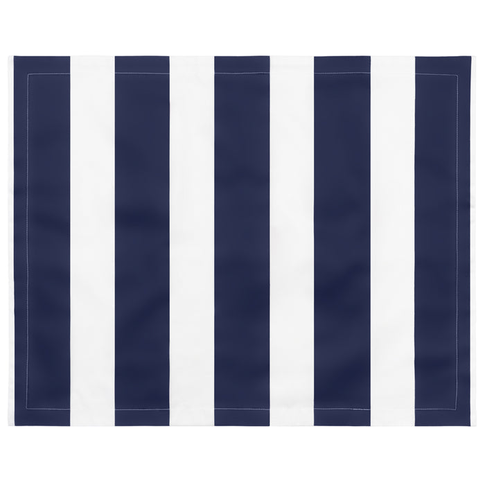 Navy Blue Harbor Sham Pair