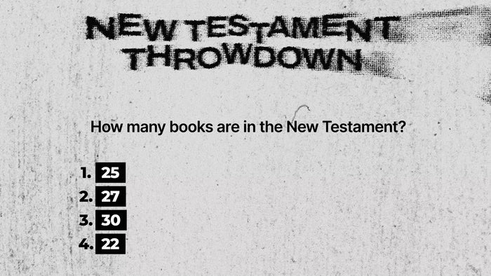 New Testament Throwdown
