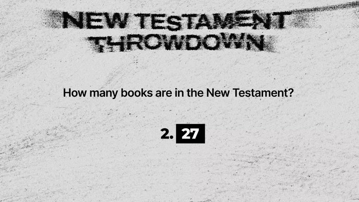 New Testament Throwdown