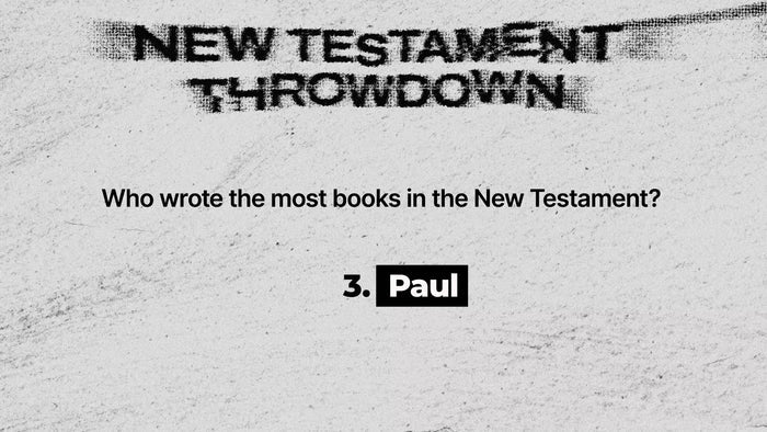 New Testament Throwdown