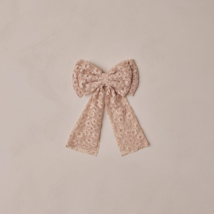 Noralee Alice Bow | Rose Embroidered Daisy