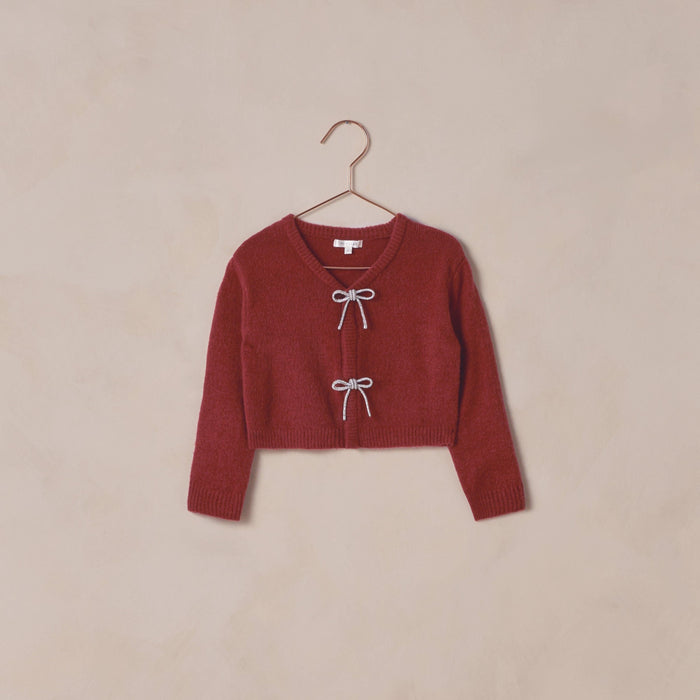 Noralee Bow Cardigan | Ruby
