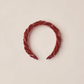 Noralee Braided Headband | Ruby