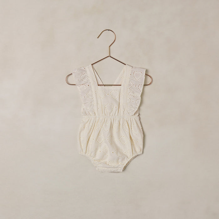 Noralee Lucy Romper Ivory