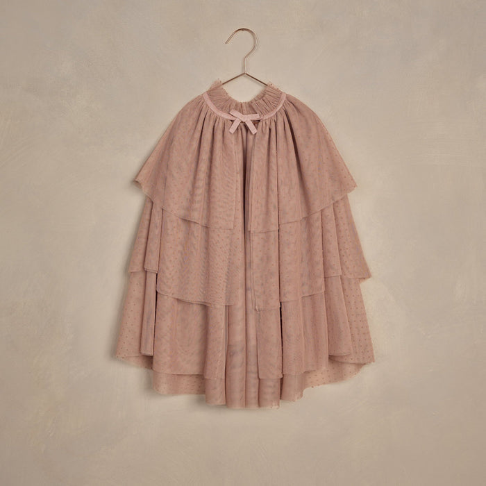 Noralee Tulle Cape | Dusty Rose