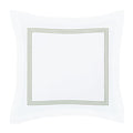 Octavia Eucalyptus Embroidered Percale Euro Sham
