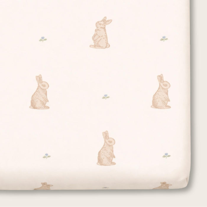 Oilo Bunny Crib Sheet