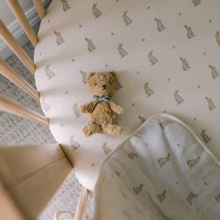 Oilo Bunny Crib Sheet
