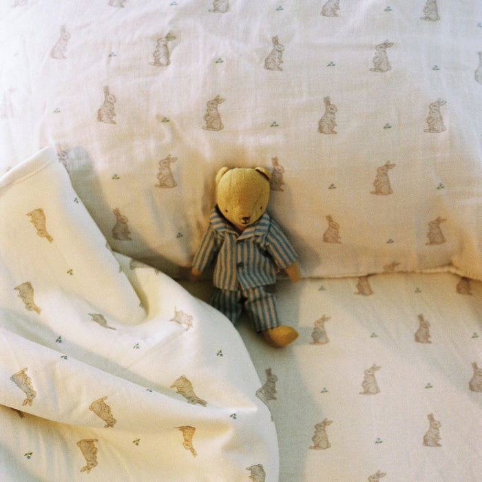 Oilo Bunny Crib Sheet