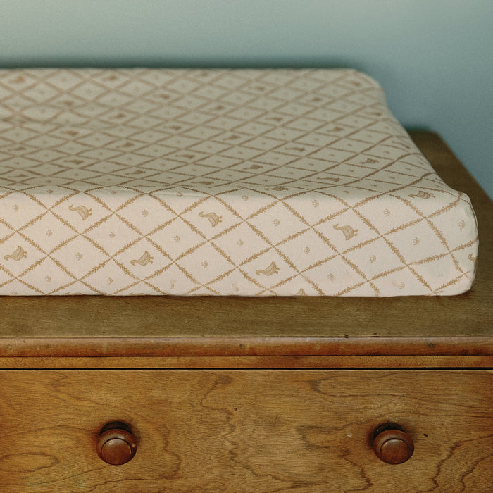 Oilo Butter Yellow Duck Convertible Moses Basket Sheet & Extra Small Changing Pad Cover