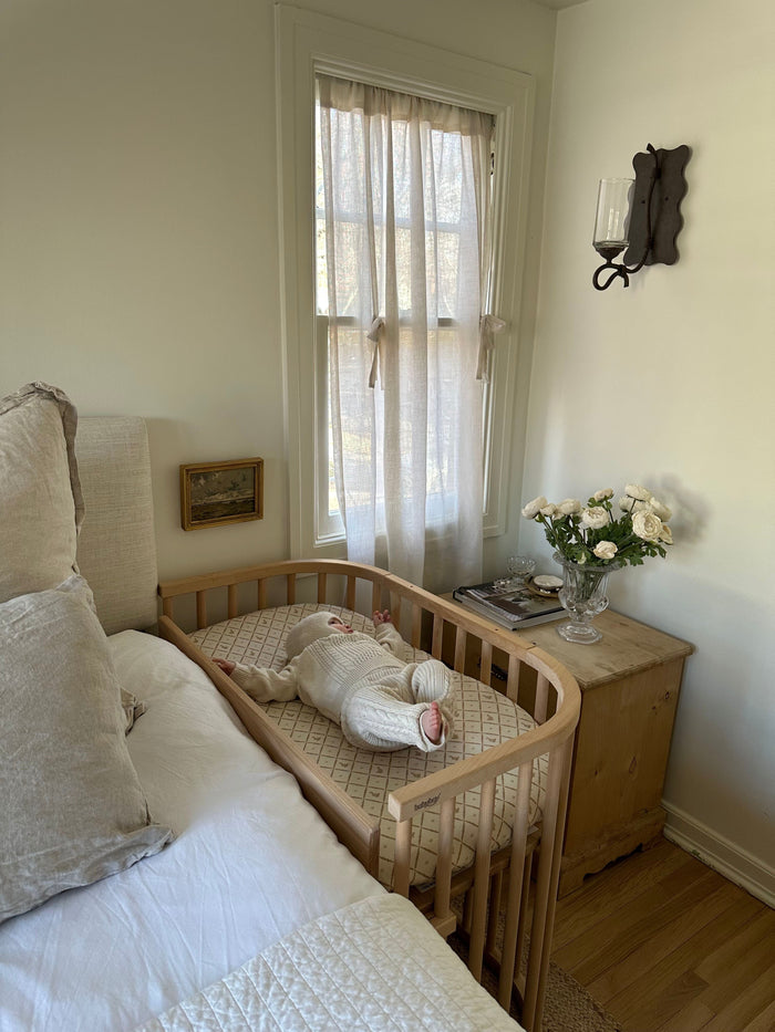 Oilo Butter Yellow Duck Premium Muslin Crib Quilt & Sham Set