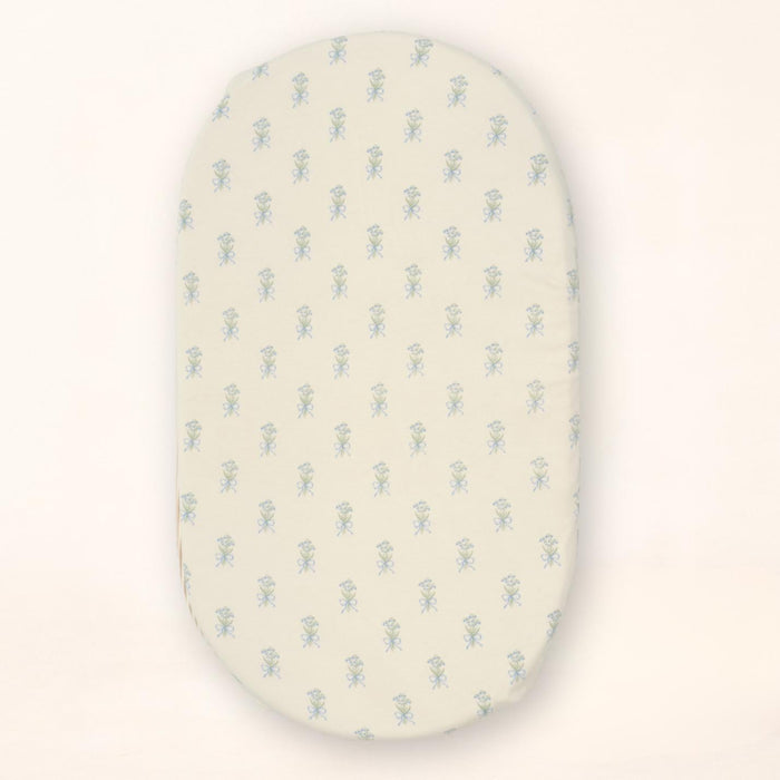 Oilo Lily of the Valley Convertible Moses Basket Sheet & Extra Small Changing Pad Cover