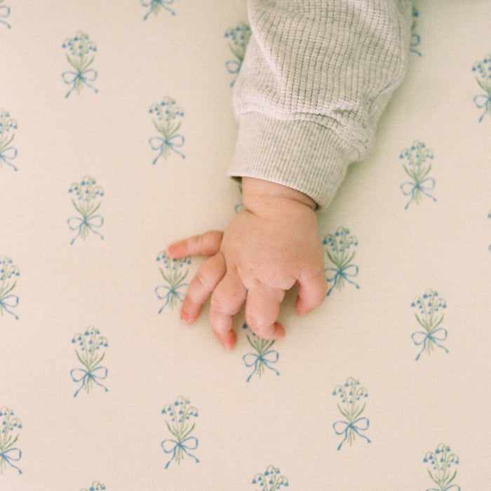 Oilo Lily of the Valley Crib Sheet