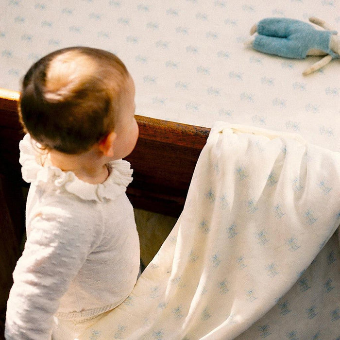 Oilo Lily of the Valley Crib Sheet