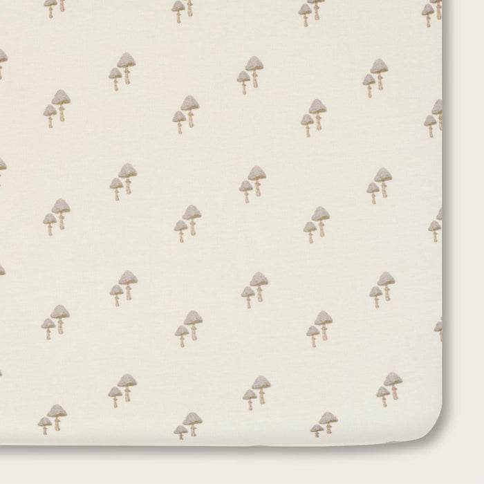 Oilo Mushroom Crib Sheet