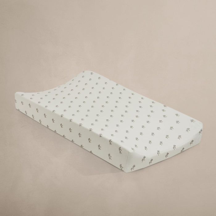 Oilo Mushroom Nursery Convertible Bassinet Sheet & Changing Pad Cover