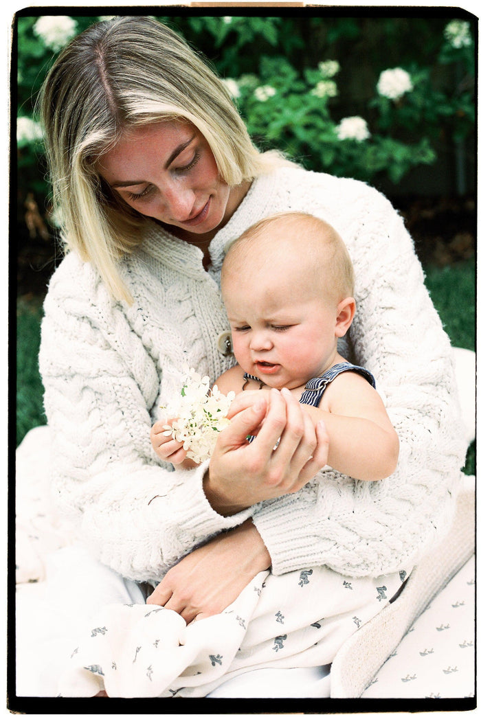 Oilo Squirrel & Mushroom Muslin Swaddle Blanket Set