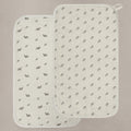 Oilo Squirrel & Mushroom Premium Muslin Burp Cloth 2-Pack