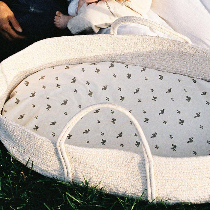 Oilo Squirrel Nursery Convertible Bassinet Sheet & Changing Pad Cover