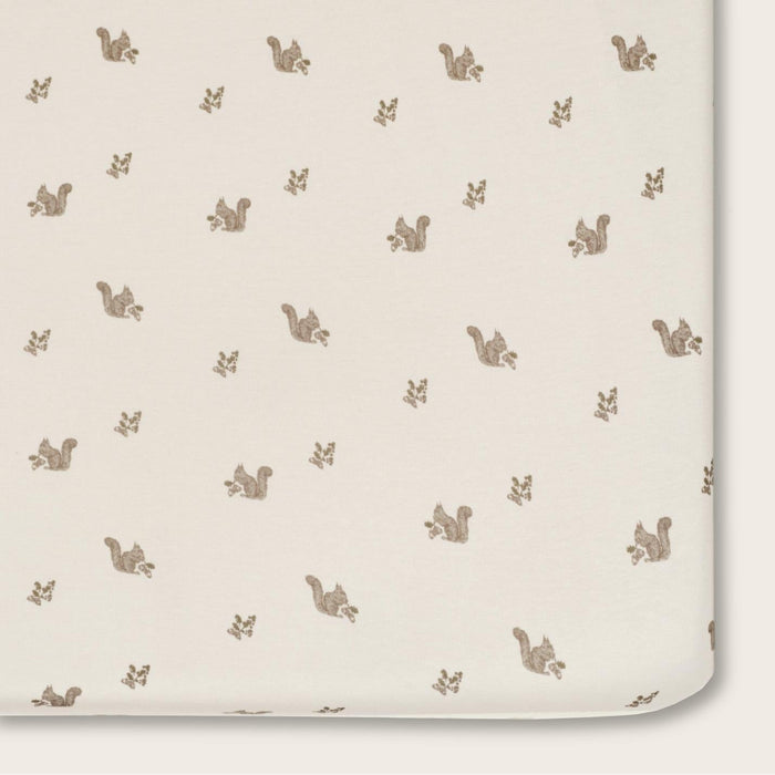 Oilo Squirrel Nursery Crib Sheet