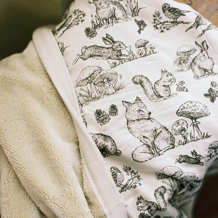 Oilo Woodland Nursery Cuddle Blanket