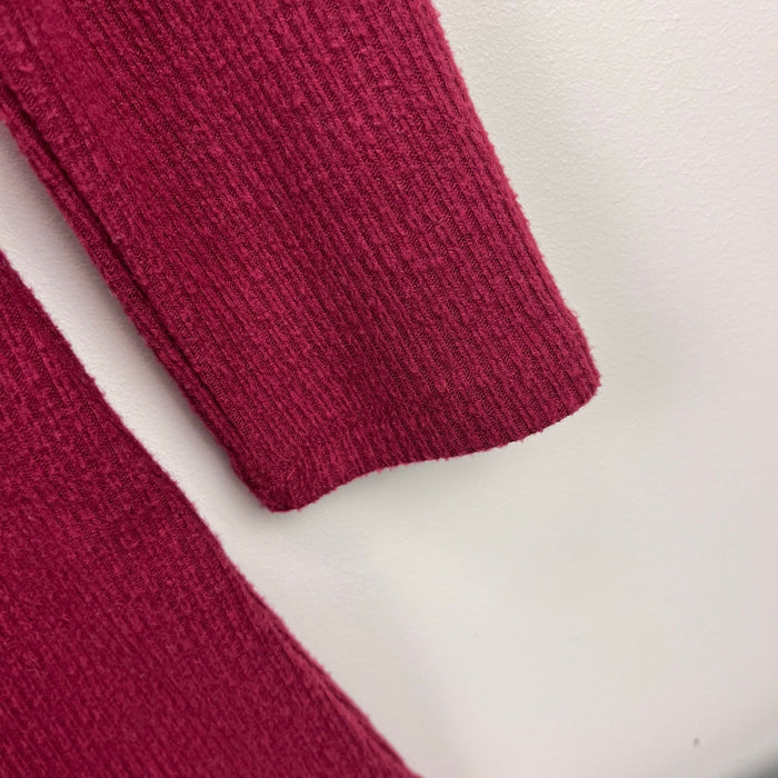 Old Navy Long-Sleeve Cozy-Knit Mock-Neck Dress for Girls Berry Nice Red M 8