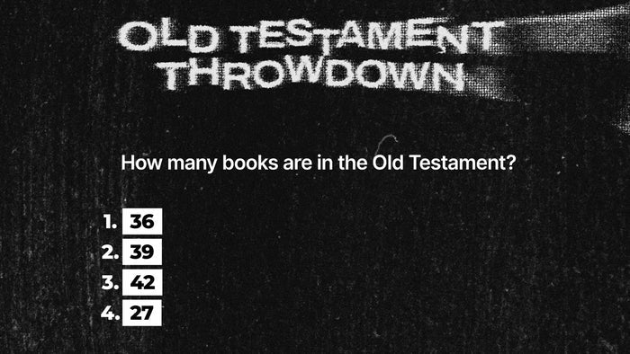 Old Testament Throwdown