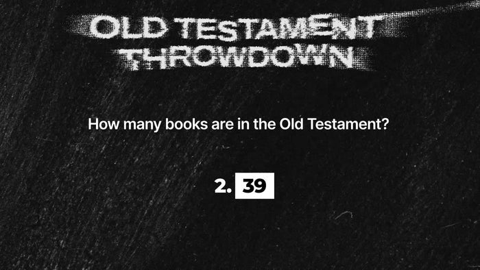 Old Testament Throwdown