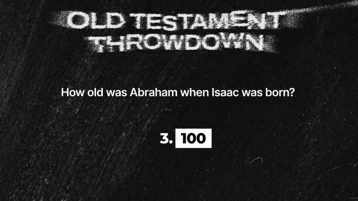 Old Testament Throwdown