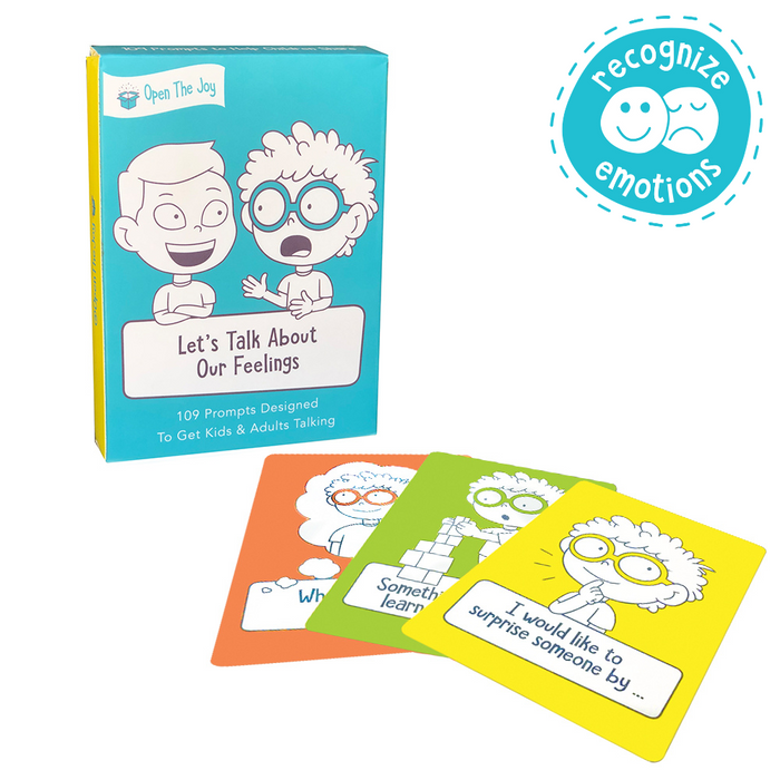Open the Joy Let's Talk: Conversation Starters for Kids to Discuss Feelings