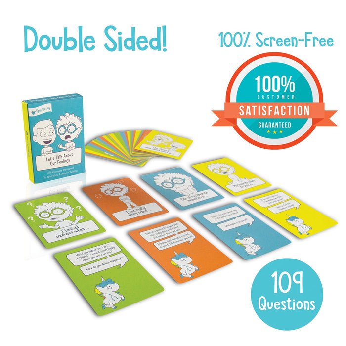 Open the Joy Let's Talk: Conversation Starters for Kids to Discuss Feelings