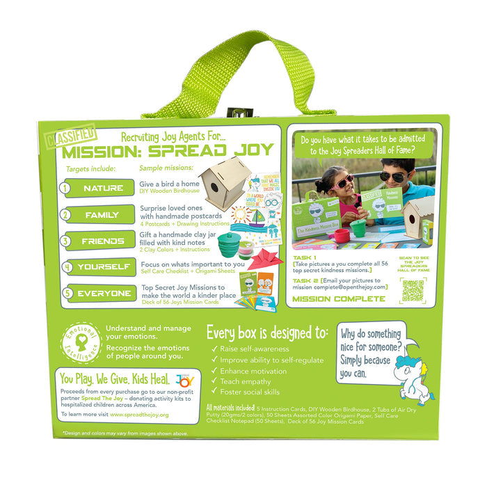 Open the Joy The Kindness Mission Box