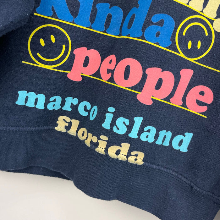 Pacific & Co Kind People Smiley Sweatshirt Black S