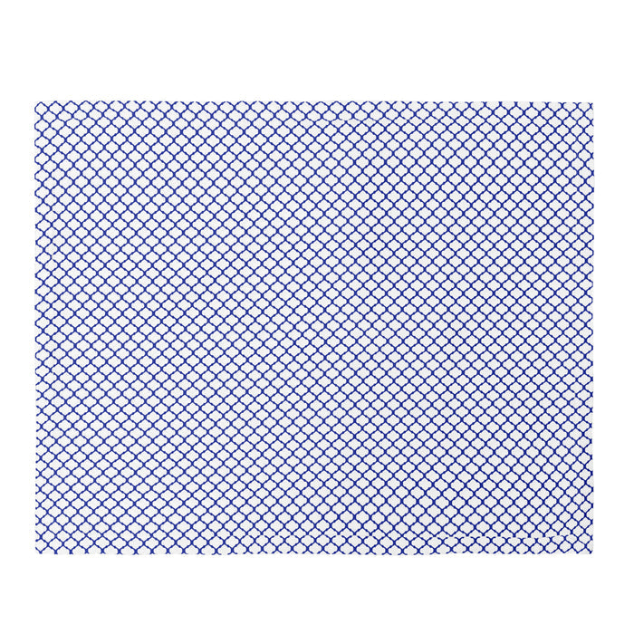 Page Blue Flange Sham Pair