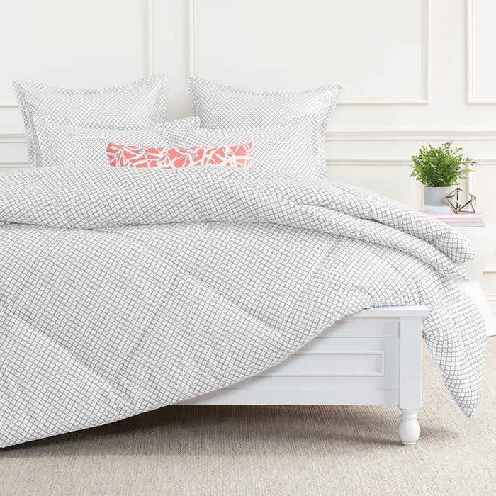 Page Grey Euro Flange Sham