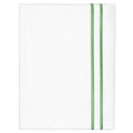 Palm Green Lines Embroidered Flat Sheet