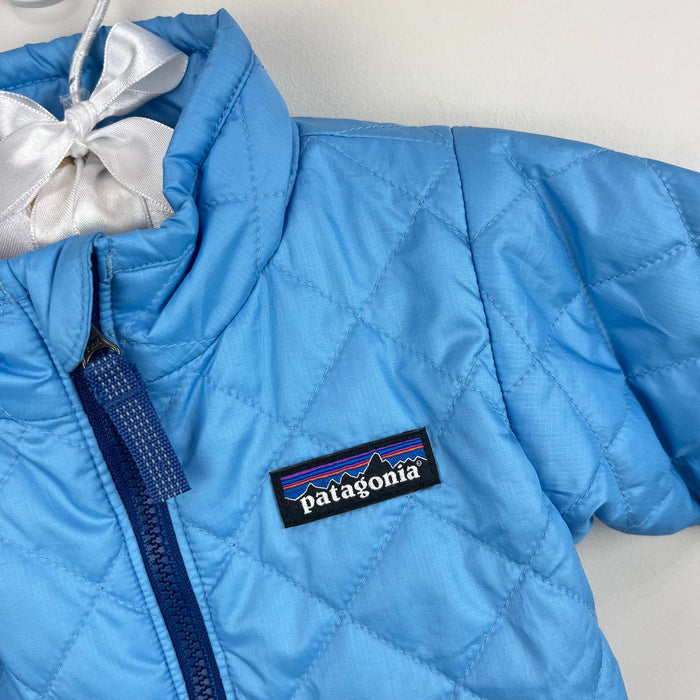 Patagonia Baby Nano Puff Jacket Light Blue 3-6 Months NWOT