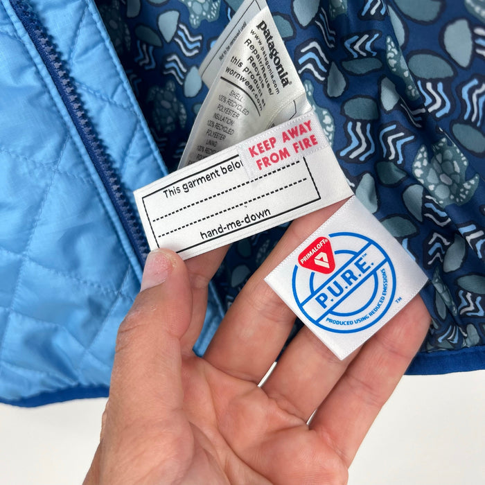 Patagonia Baby Nano Puff Jacket Light Blue 3-6 Months NWOT