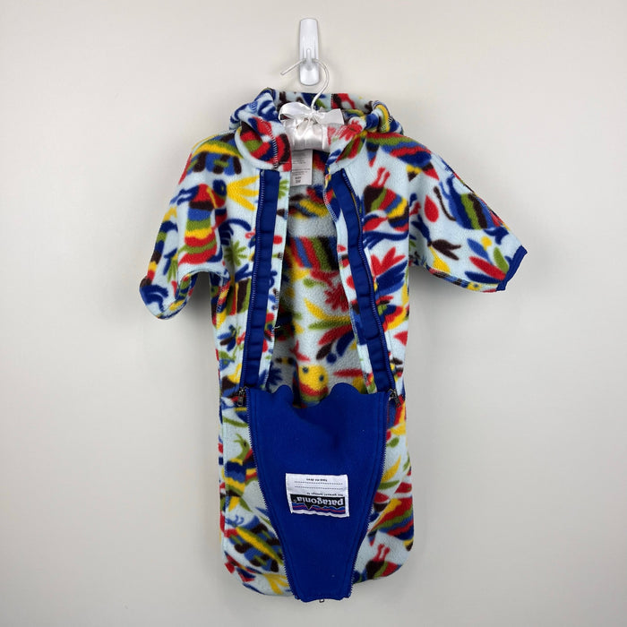 Patagonia Convertible Synchilla Fleece Bunting Animal Print Snow Suit 3 Months