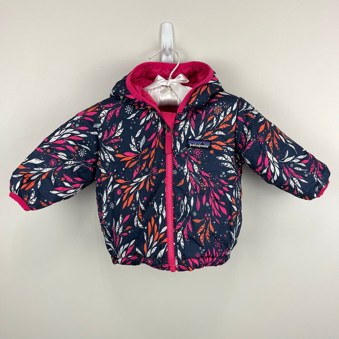 Patagonia Girls Reversible Down Sweater Hoody Jacket 3-6 Months