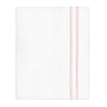 Pink Lines Embroidered Pillowcase Pair