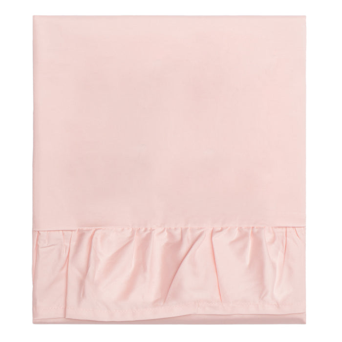 Pink Ruffle Flat Sheet