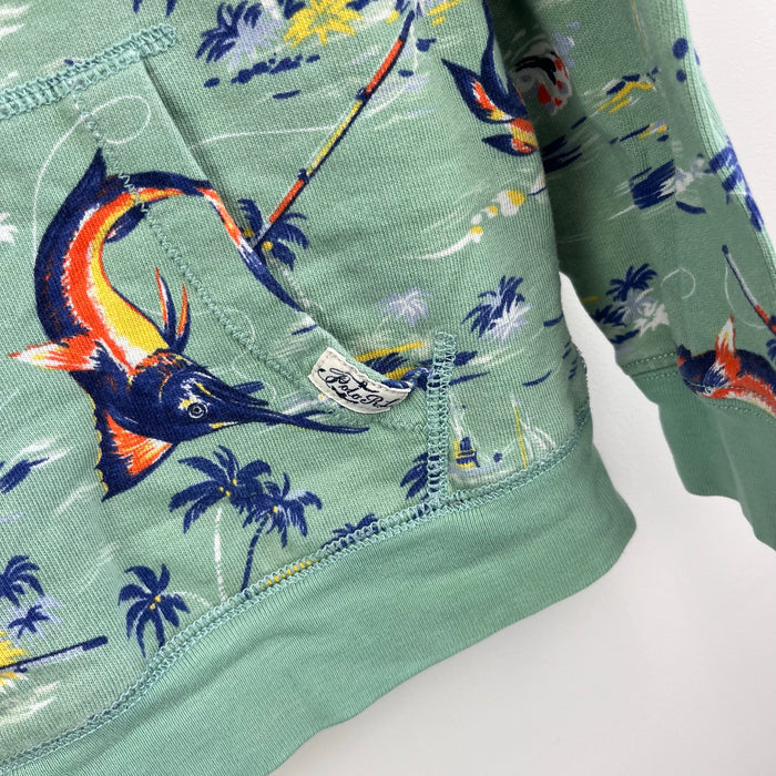 Polo Ralph Lauren Boys French Terry Hoodie Green Marlin 7