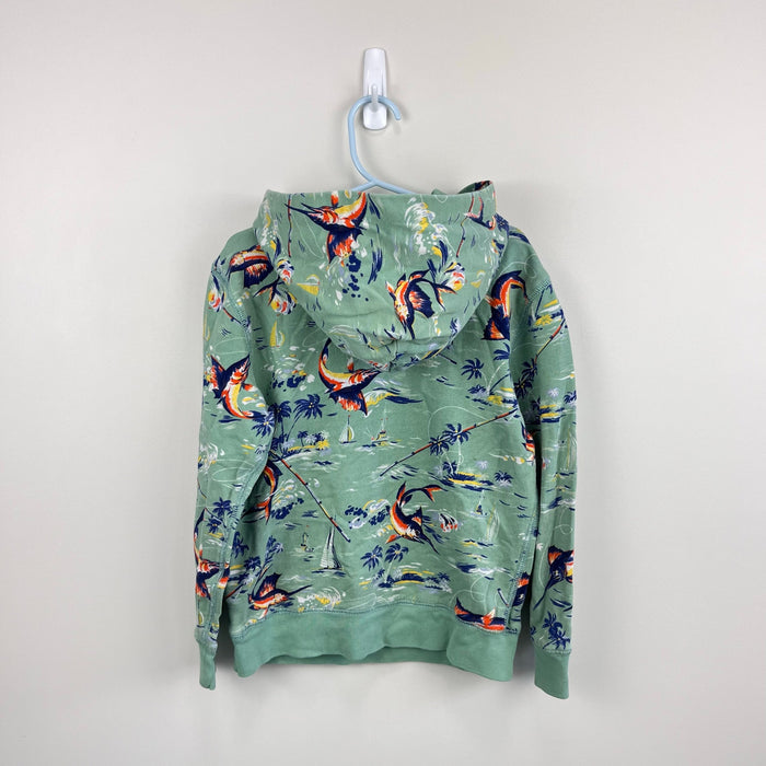 Polo Ralph Lauren Boys French Terry Hoodie Green Marlin 7