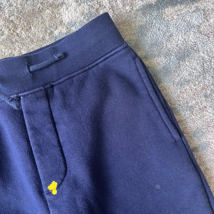 Polo Ralph Lauren Logo Fleece Jogger Pant Navy Paint Splatter 6