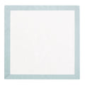 Porcelain Green Linden Border Euro Sham