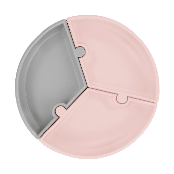 PUZZLE Stay-Put Suction Detachable Silicone Plate